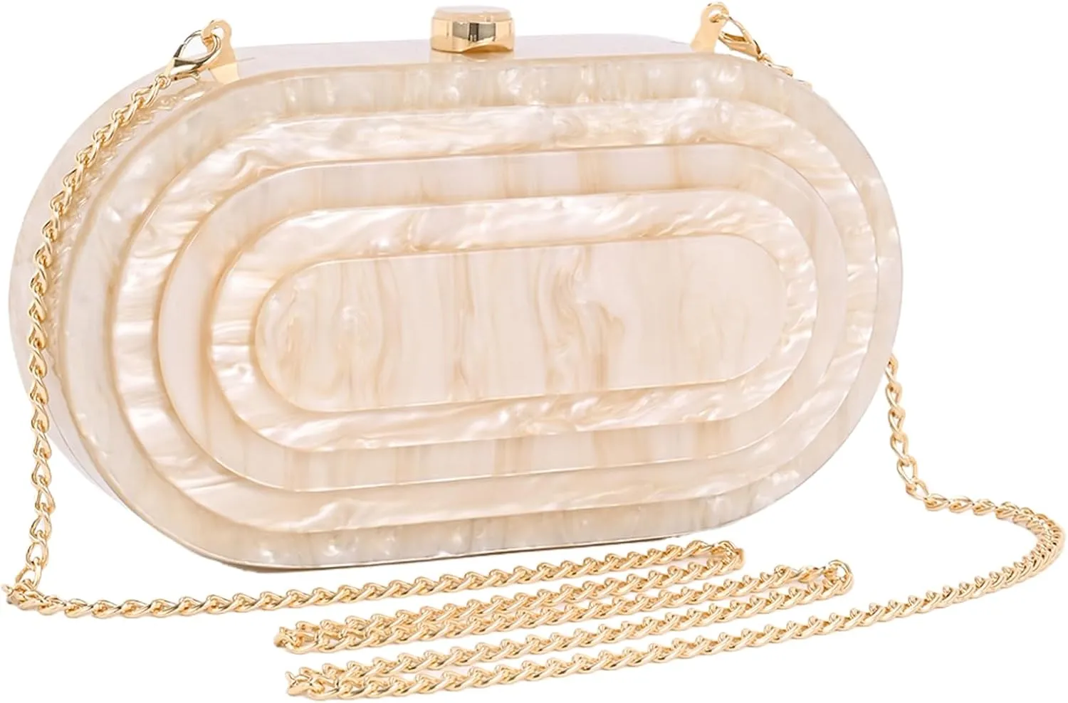Acrylic Purse Clutch,Designer Handbags Womens Multicolor Glitter Design Wedding Guest Crossbody Oval Evening Bags
