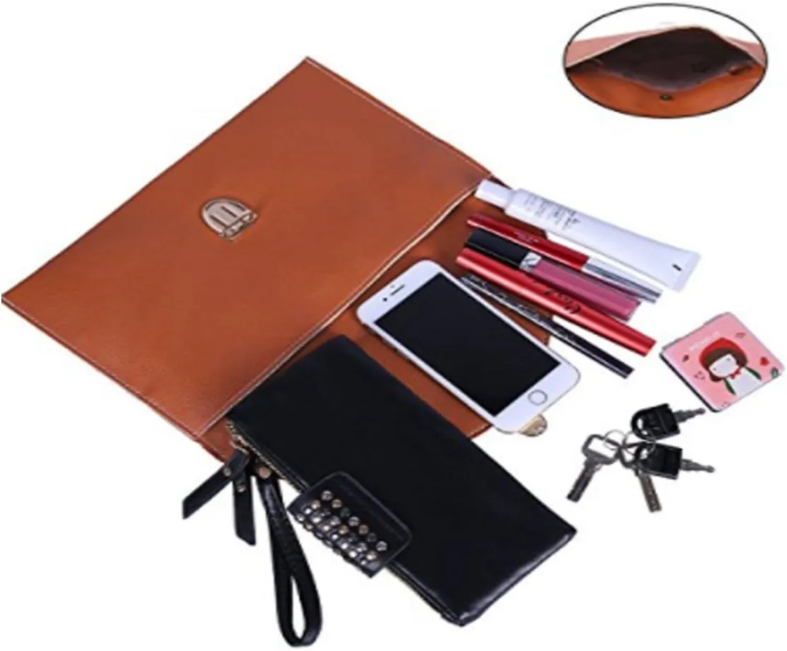 Amaze Fashion Women Handbag Shoulder Bags Envelope Clutch Crossbody Satchel Purse Tote Messenger Leather Lady Bag