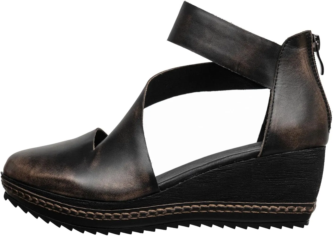 Antelope Women's Trianna Leather Wedge Mules