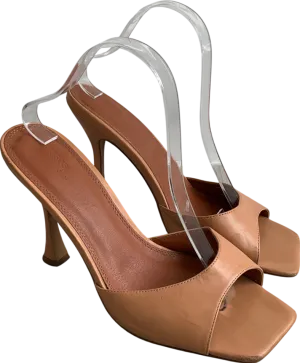 ASOS Brown Square Toe Mules UK 7 EU 40 
