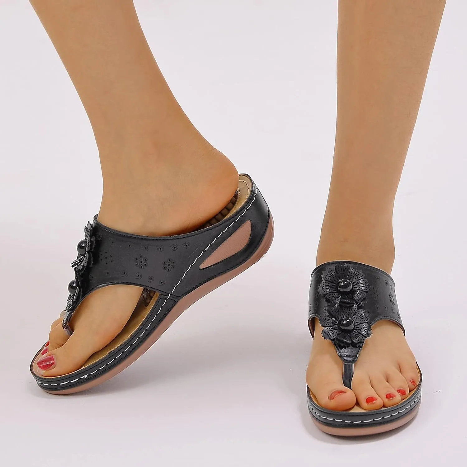 Best Walking Shoes for Women with Arch Support Slip On Walking Sandals for Women Summer Sandals Women 2024 Black Sandals Women Dressy Comfy Sandals for Women Womens Strappy Sandals Heels