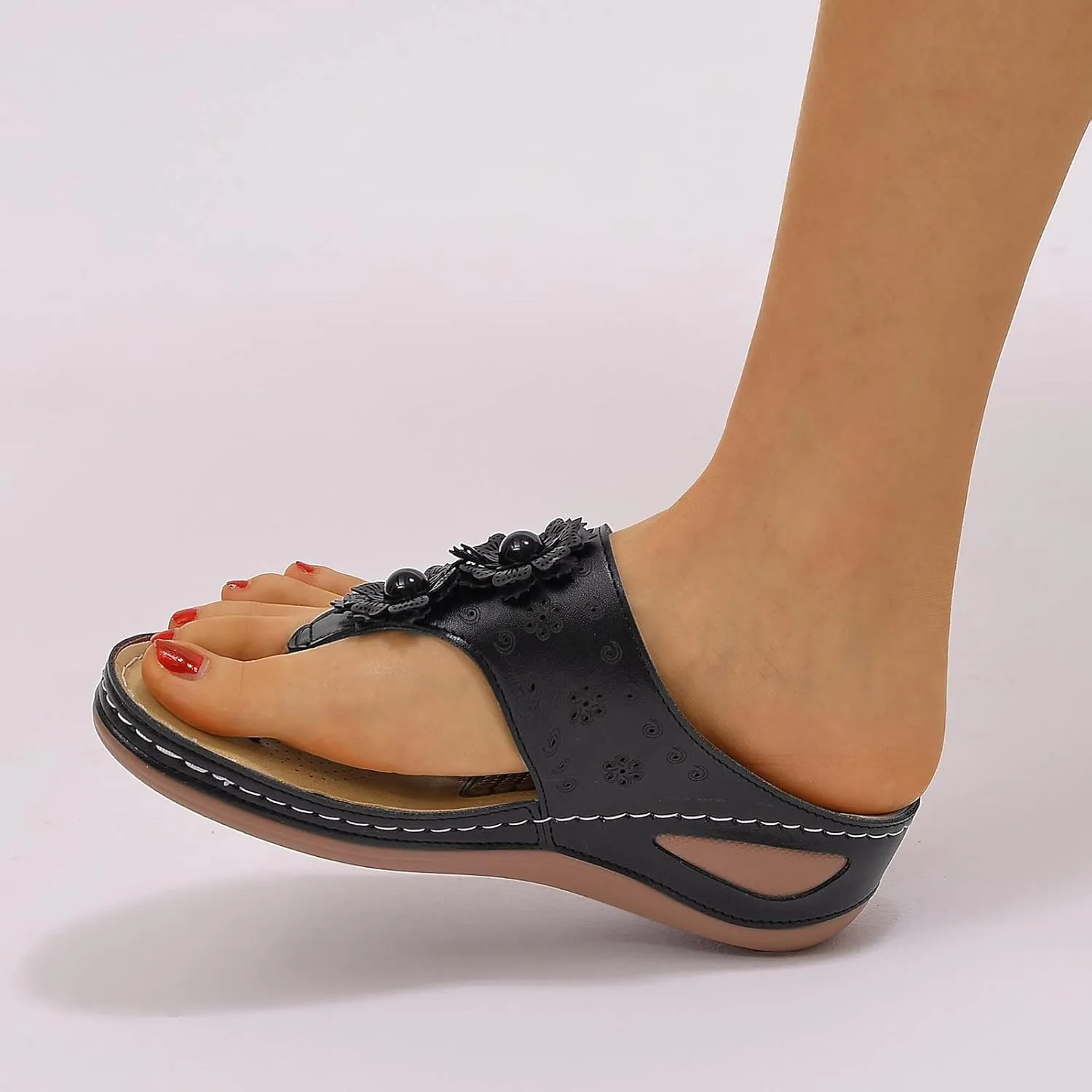 Best Walking Shoes for Women with Arch Support Slip On Walking Sandals for Women Summer Sandals Women 2024 Black Sandals Women Dressy Comfy Sandals for Women Womens Strappy Sandals Heels