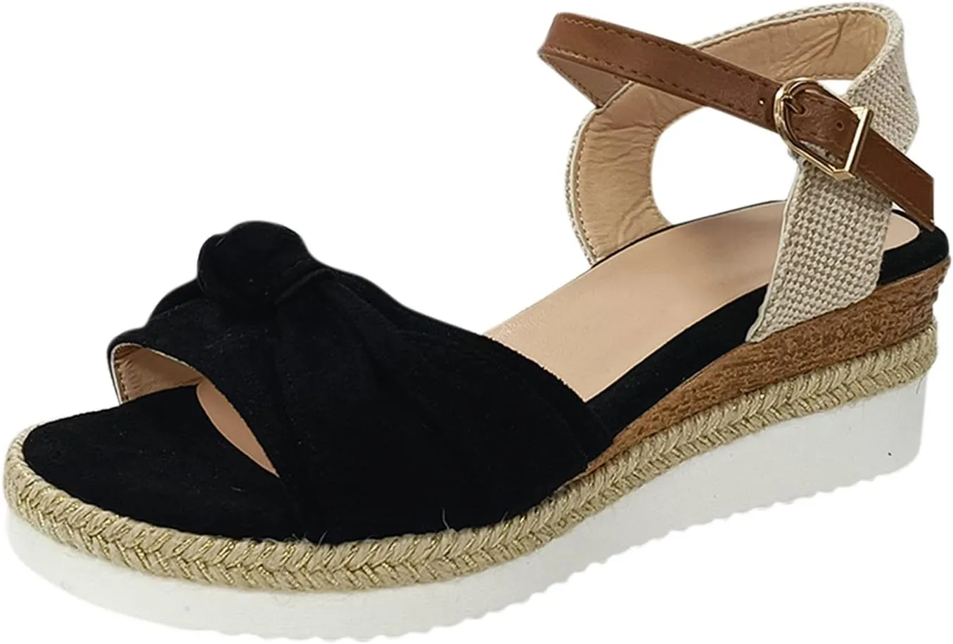 Cathalem Summer Sandals for Women 2024 Open Toe Sandals Walking Slippers with Arch Support Wedge Sandals Summer Dressy