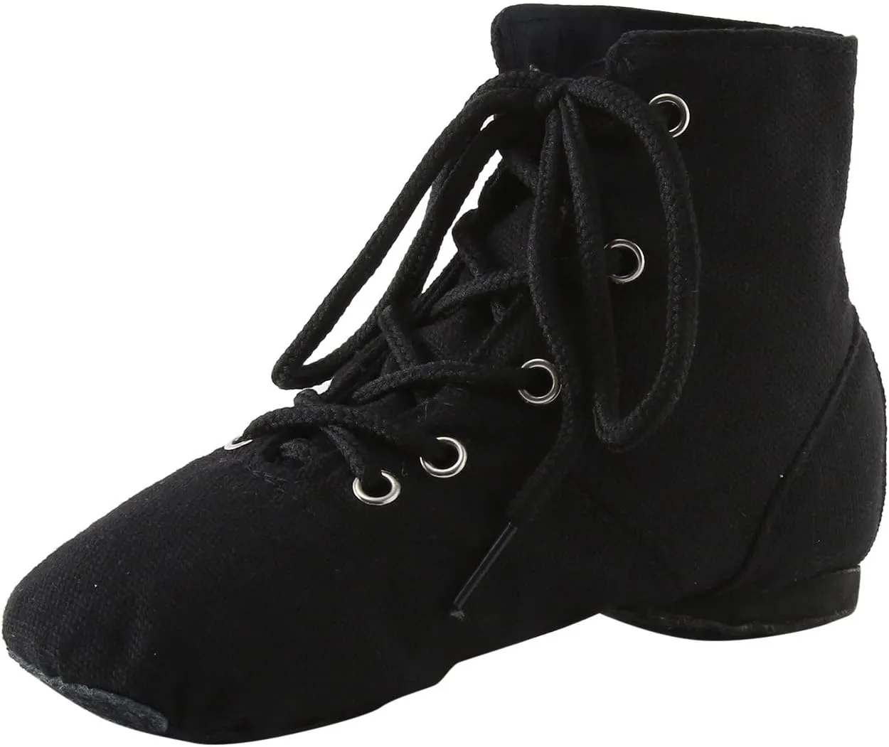 Child Jazz Boots Split Sole Dance Shoes for Boys Jazz Shoes for Girls Dance Booties Black Ballet Flat?? for Girls