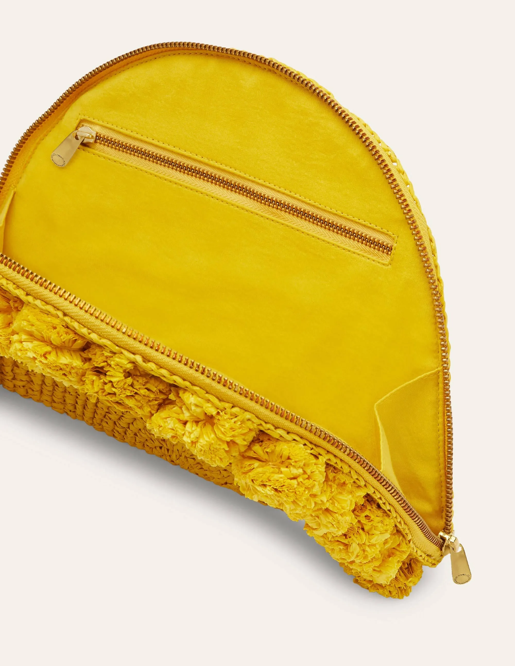 Christina Crochet Clutch-Daffodil