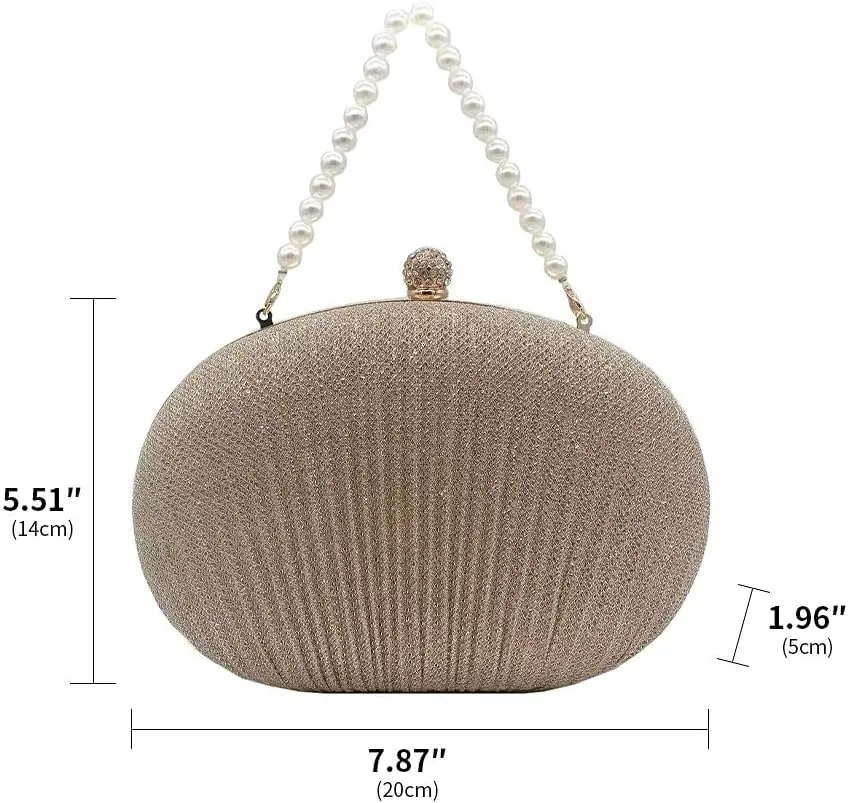 Evening Bags for Women Wedding Sparkly Bag Scrub Clutch Purses for Women Formal Evening Clutch Prom