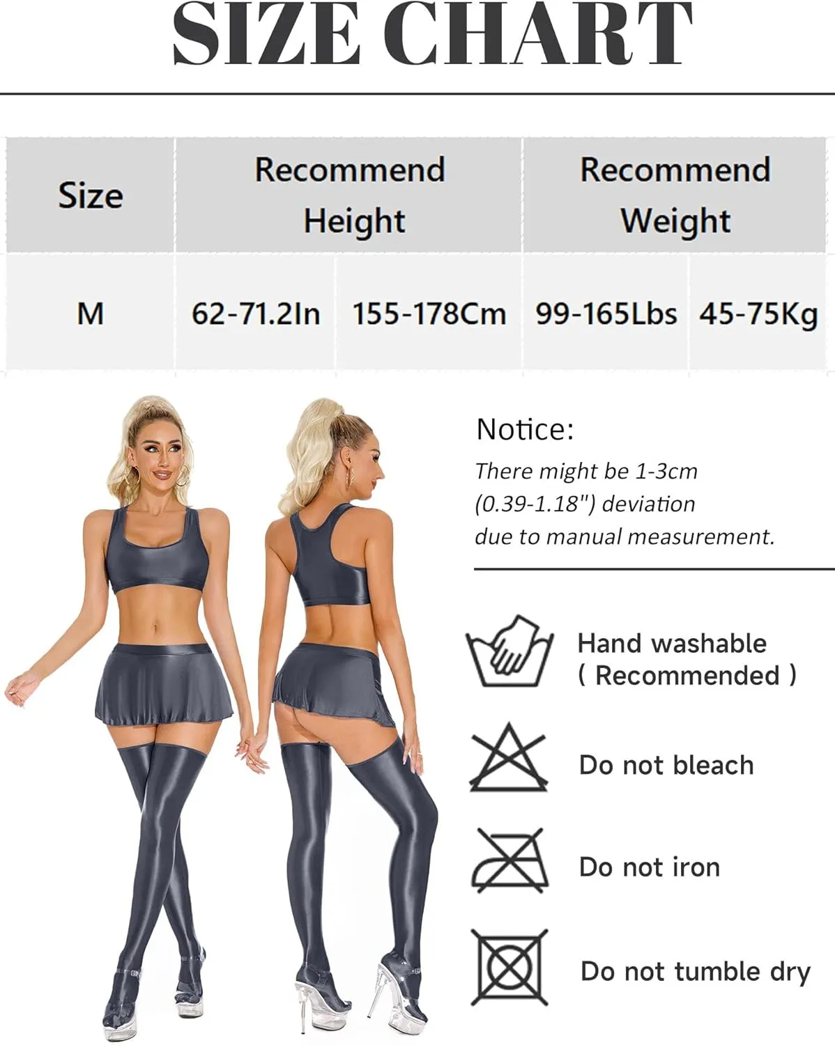 FEOYA Womens Glossy Bras Oil Shiny Crop Tank Top Merallic Deep U Vest Tops for Club Party Cosplay
