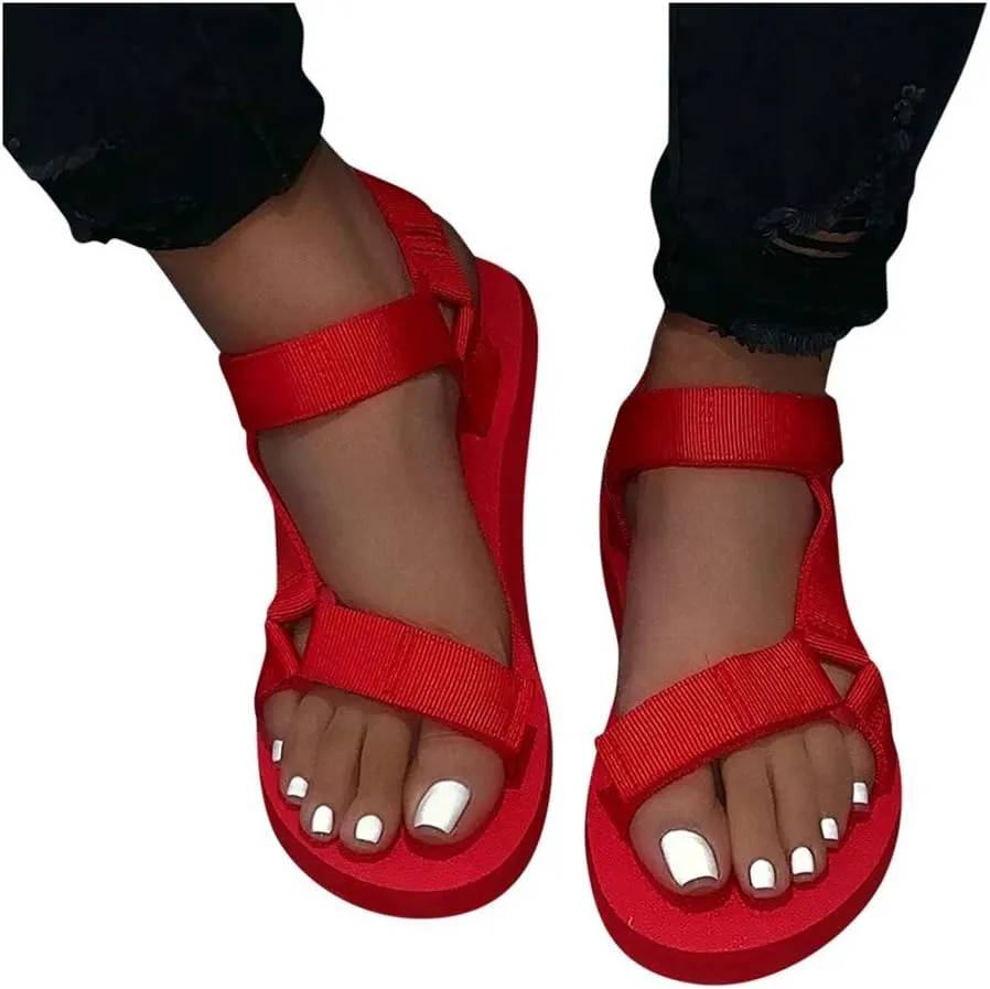 Gibobby Womens Espadrilles Sandals Flats,Women's Platform Sandals Espadrille Wedge Summer Ankle Strap Studded Open Toe Sandal