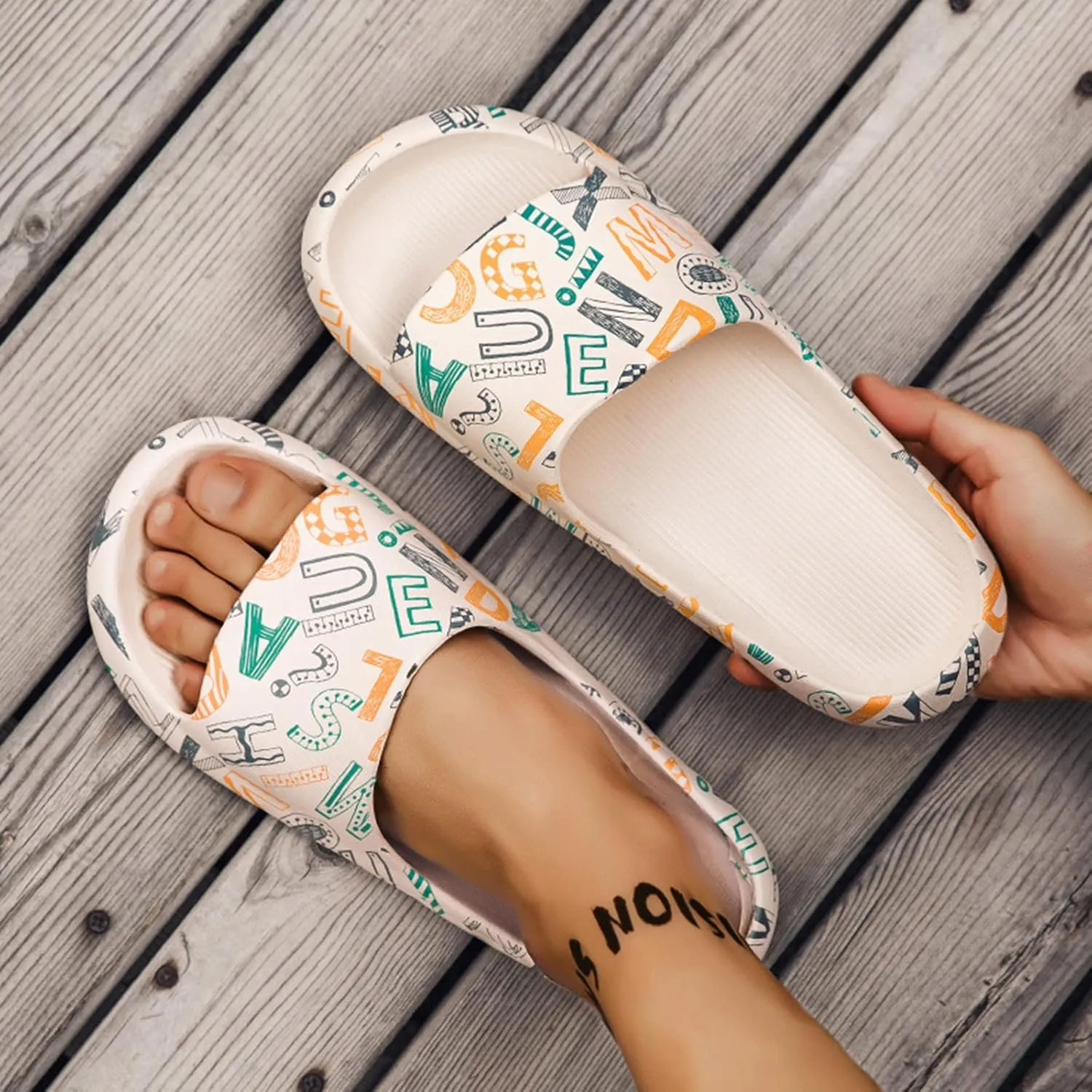 Gibobby Womens Sandals,Starapy Beach Sandals Open Toe Slip On Wedge Chunky Heel Studded Summer Dress Sandals