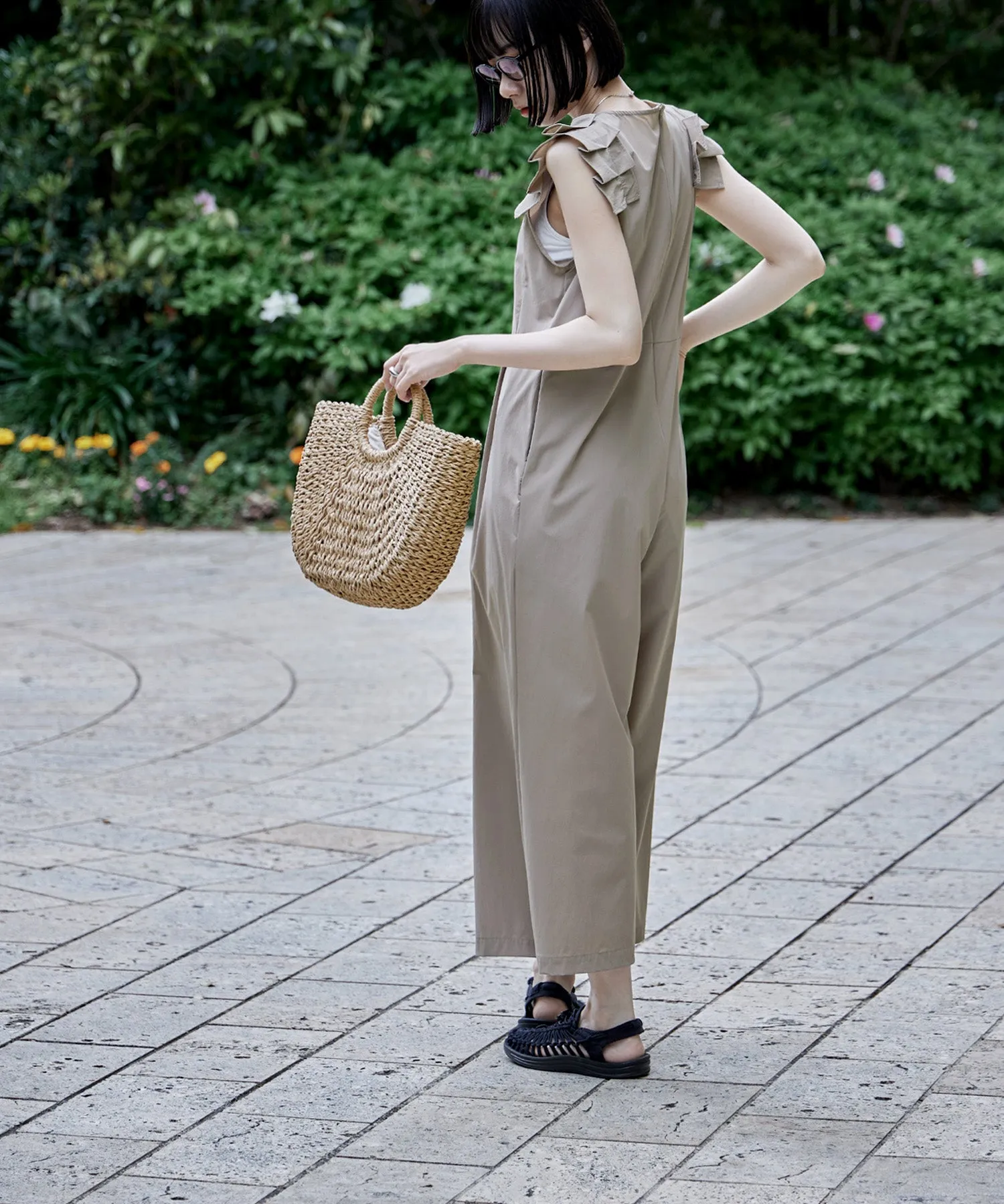 Half moon basket bag
