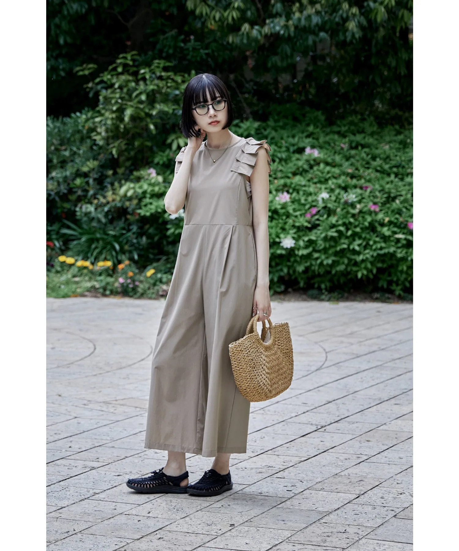 Half moon basket bag