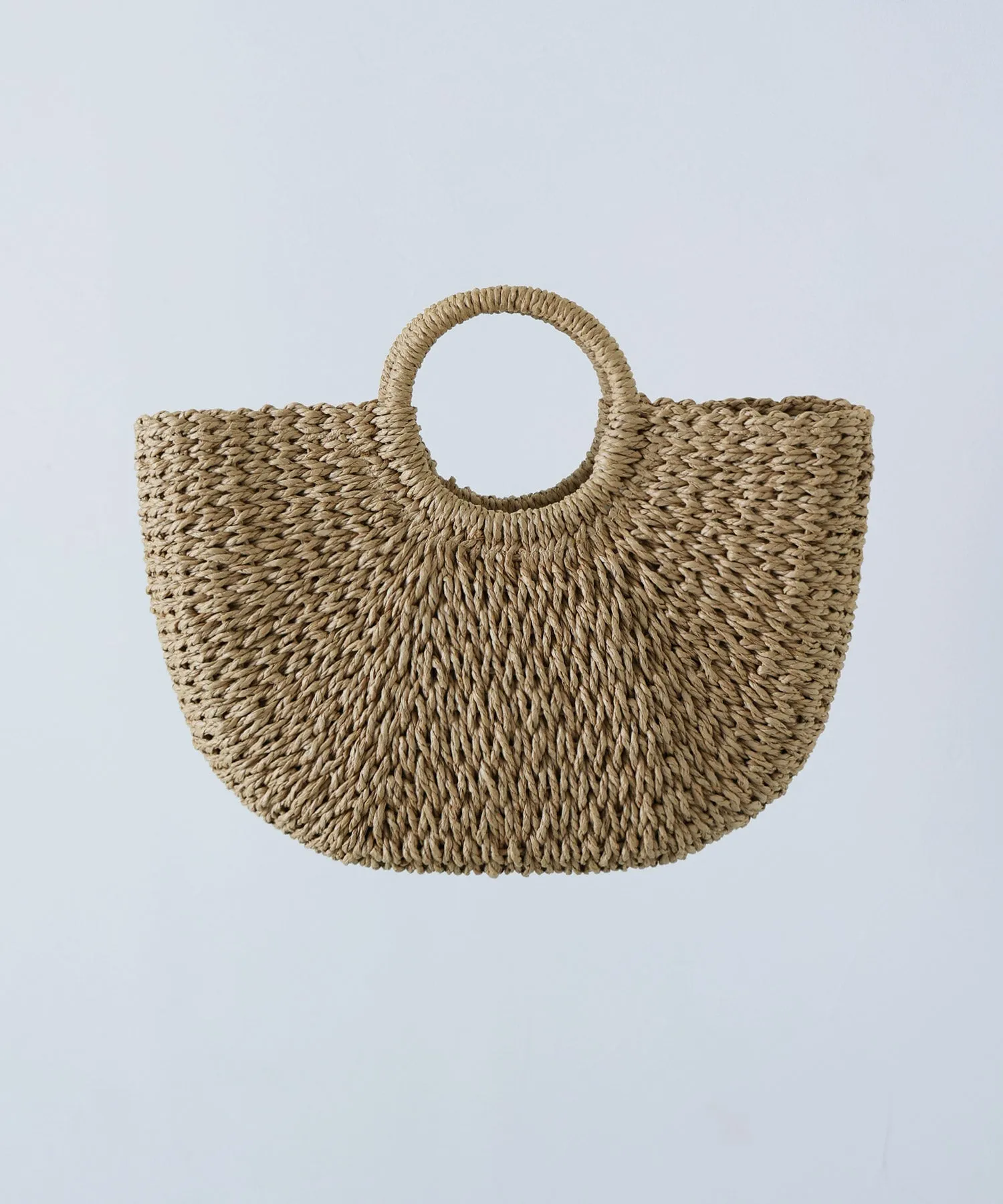 Half moon basket bag