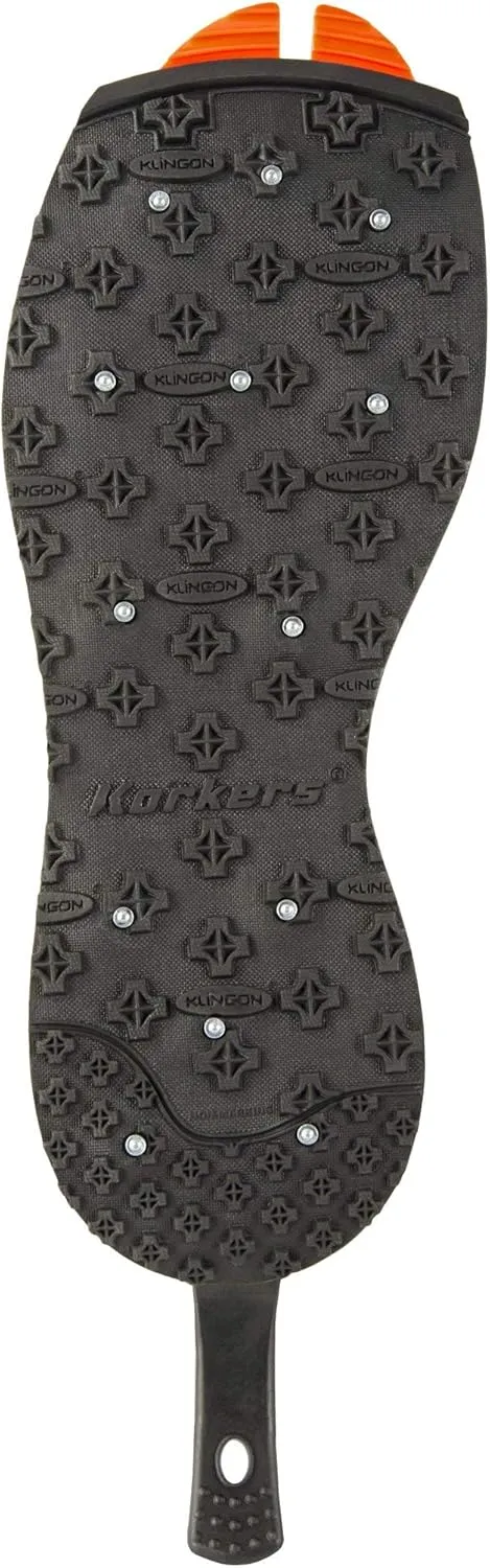 Korkers OmniTrax v3.0 Studded Kling-On, Black/Orange