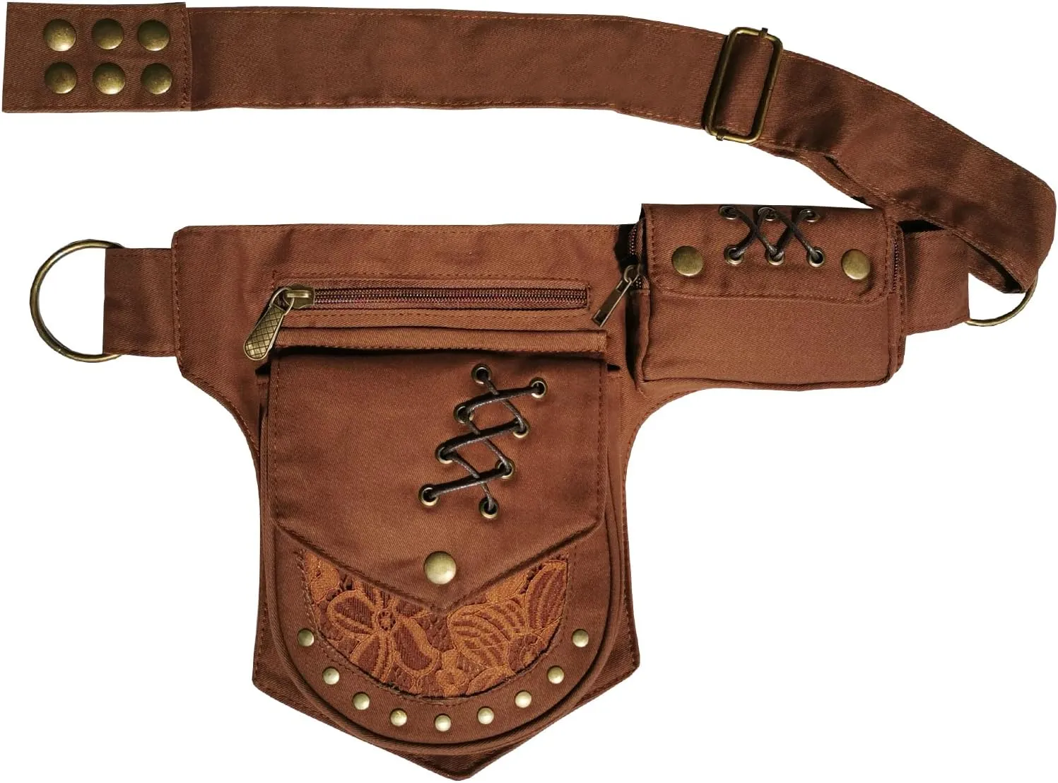 Larswon Renaissance Bag Leg Pouch for Women Renaissance Belt Festival Hip Thigh Pack
