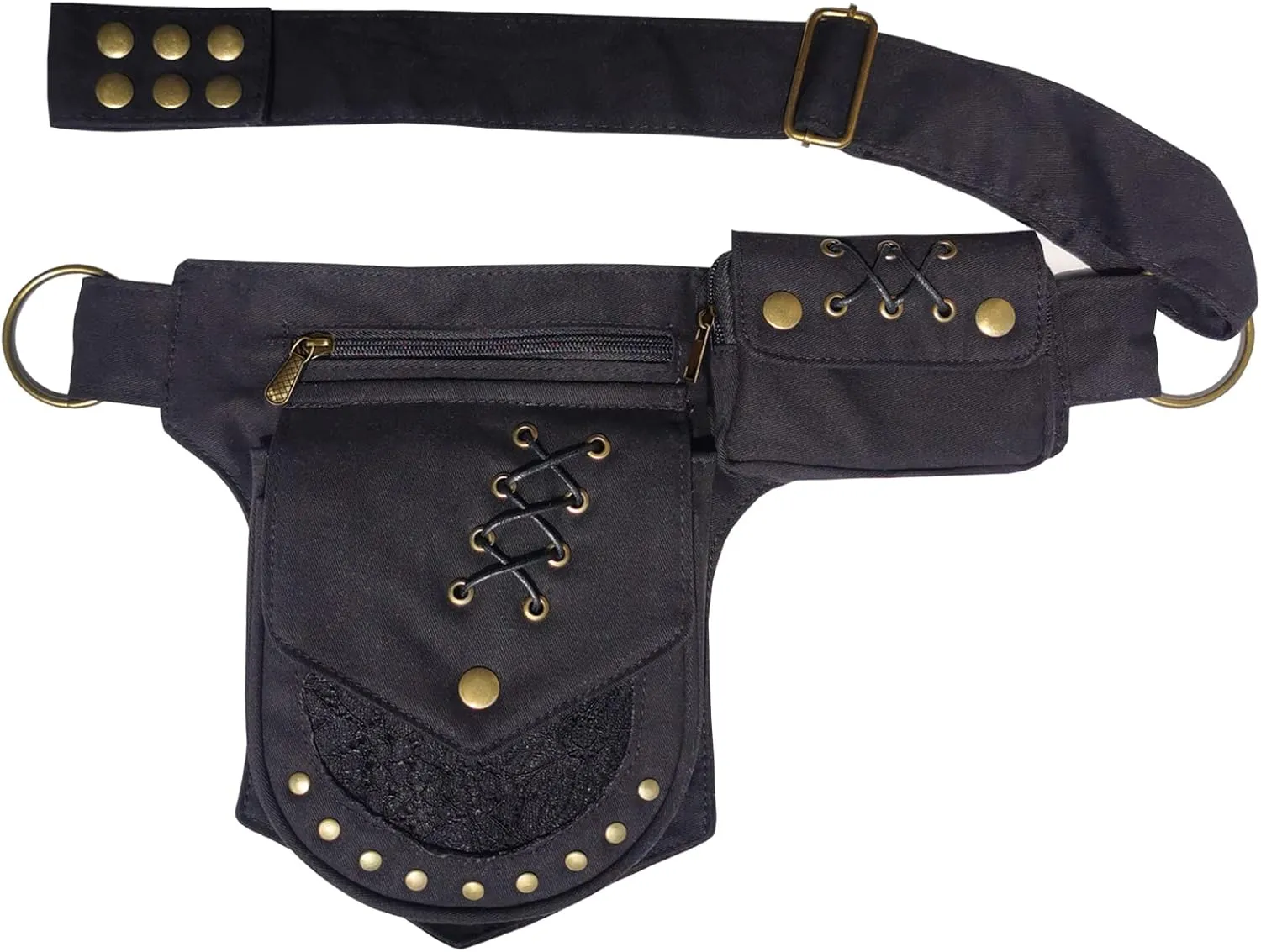 Larswon Renaissance Bag Leg Pouch for Women Renaissance Belt Festival Hip Thigh Pack