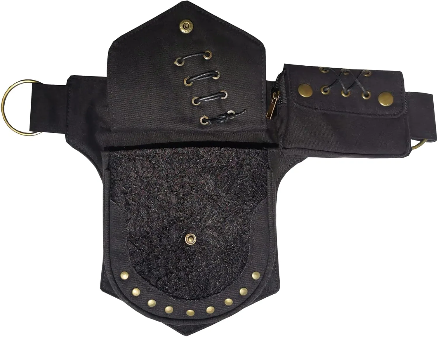 Larswon Renaissance Bag Leg Pouch for Women Renaissance Belt Festival Hip Thigh Pack