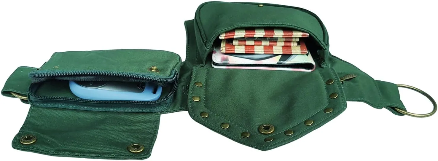 Larswon Renaissance Bag Leg Pouch for Women Renaissance Belt Festival Hip Thigh Pack