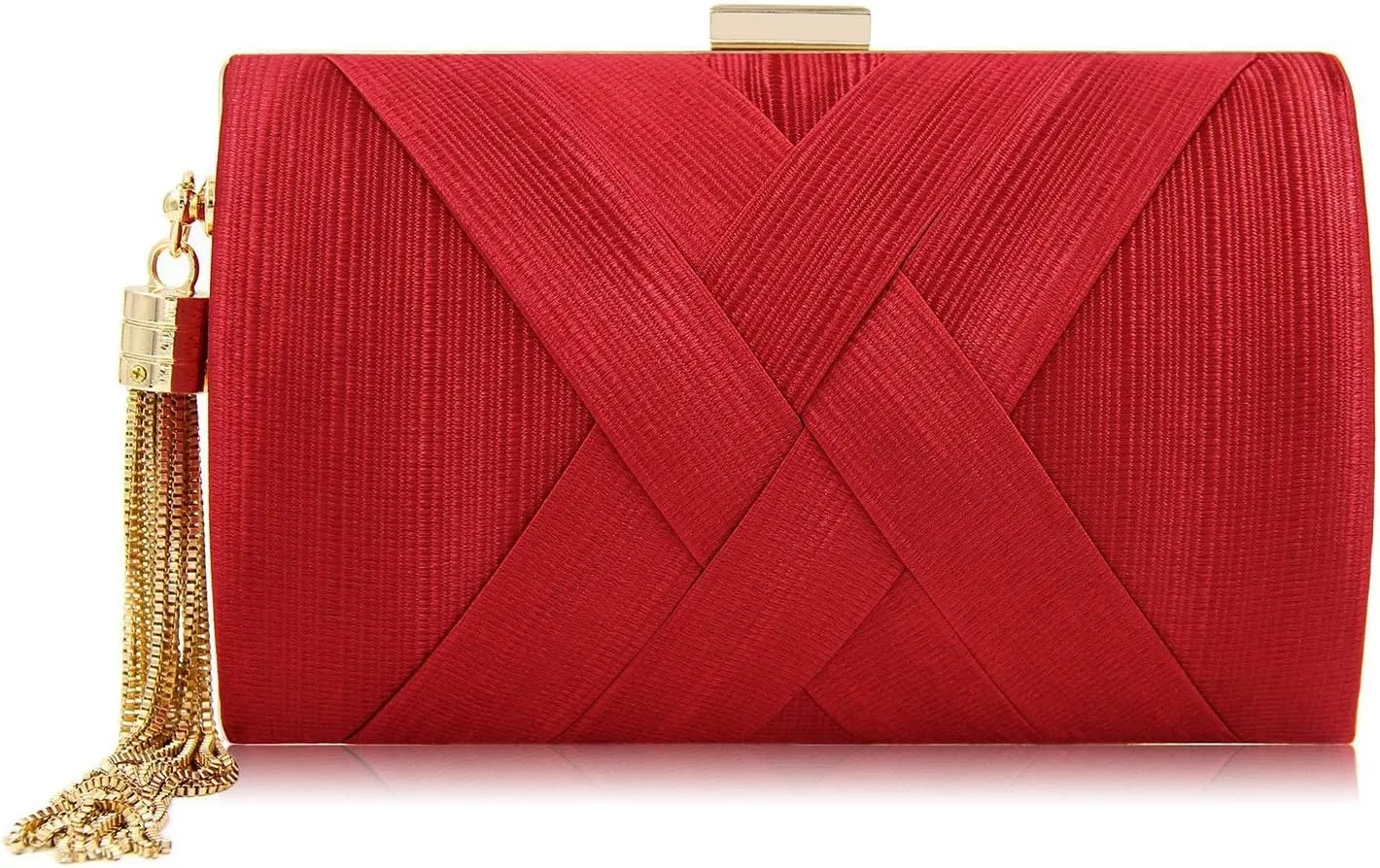 LIFEWISH Tassel Evening Bags Clutch Purses for Women for Wedding Prom Night out Party