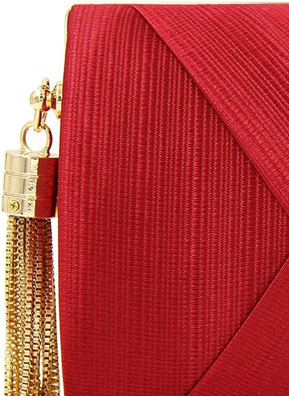 LIFEWISH Tassel Evening Bags Clutch Purses for Women for Wedding Prom Night out Party