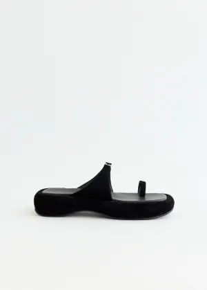 Logo Toe Loop Flip Flops