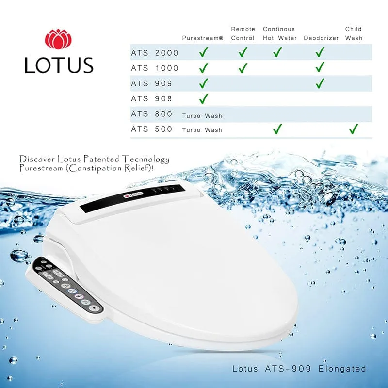 LOTUS ATS-909 Bidet Toilet Seat
