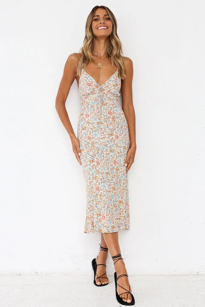 One In A Million Midi Dress White