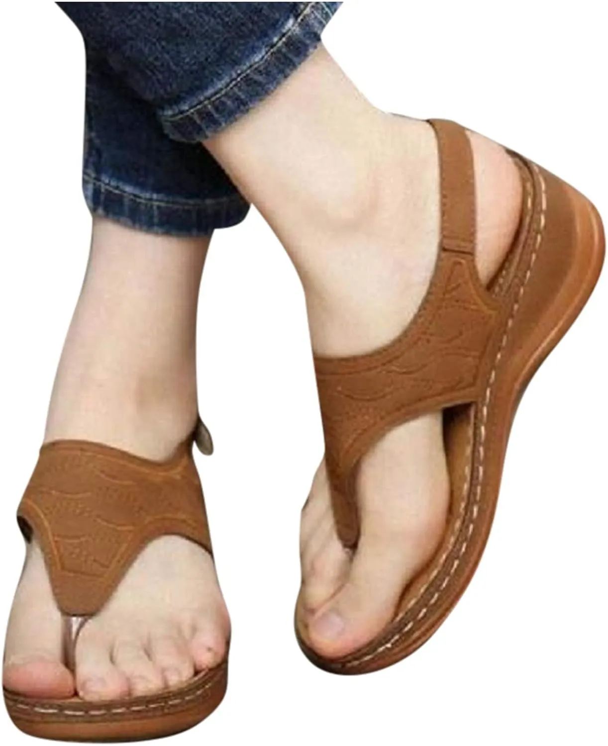 Orthotic Sandals for Women Orthotic Womens Shoes Dressy Casual Sandals Summer Shoes for Women 2025 Orthotic Womens Sandals with Arch Support Wide Orthopedic Flip Flops Women Plantar Fasciitis