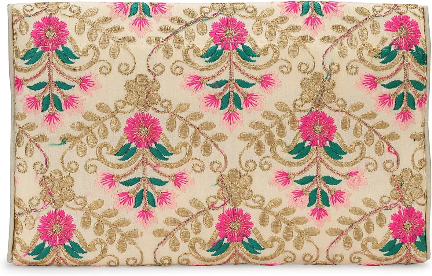 Rajasthani Indian Art Sling Bag Foldover Clutch Purse For Women, Indian Handcrafted Foldover Sling Clutch