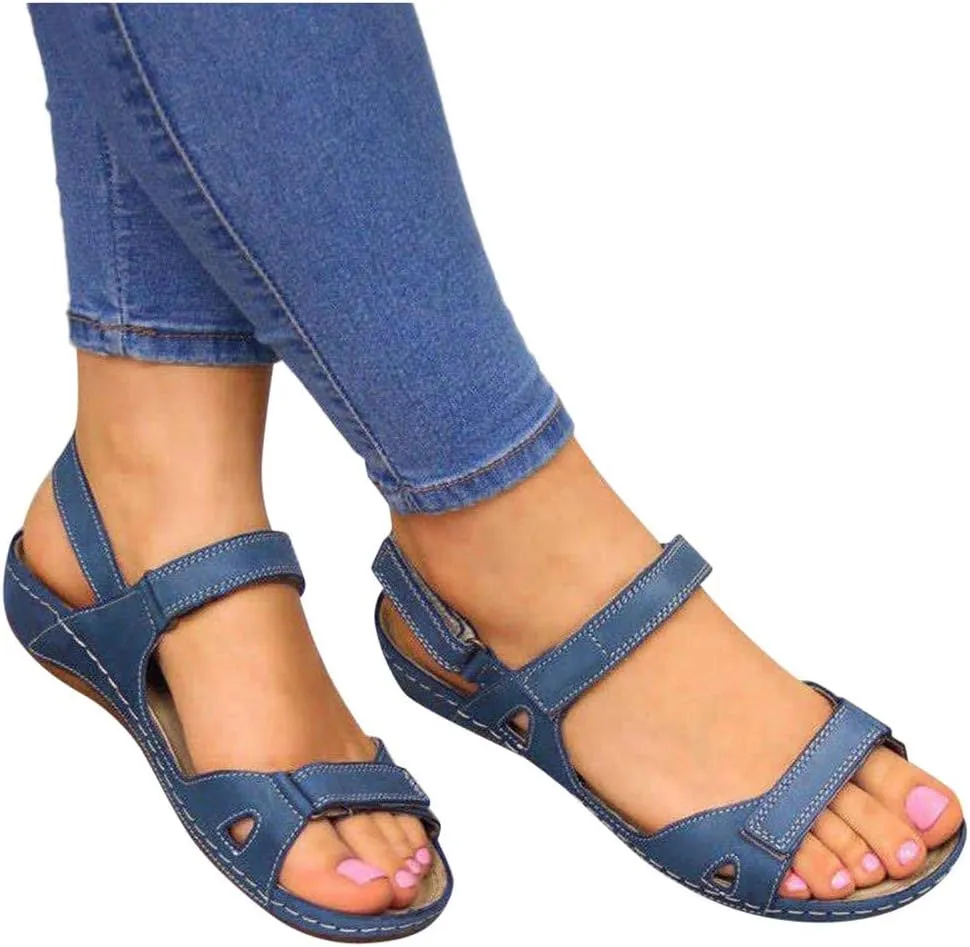 Sandals for Women Platform,Sandlas Wedge Sandals Summer Bohemia Platform Comfortable Casual Outdoor Walking Shoes