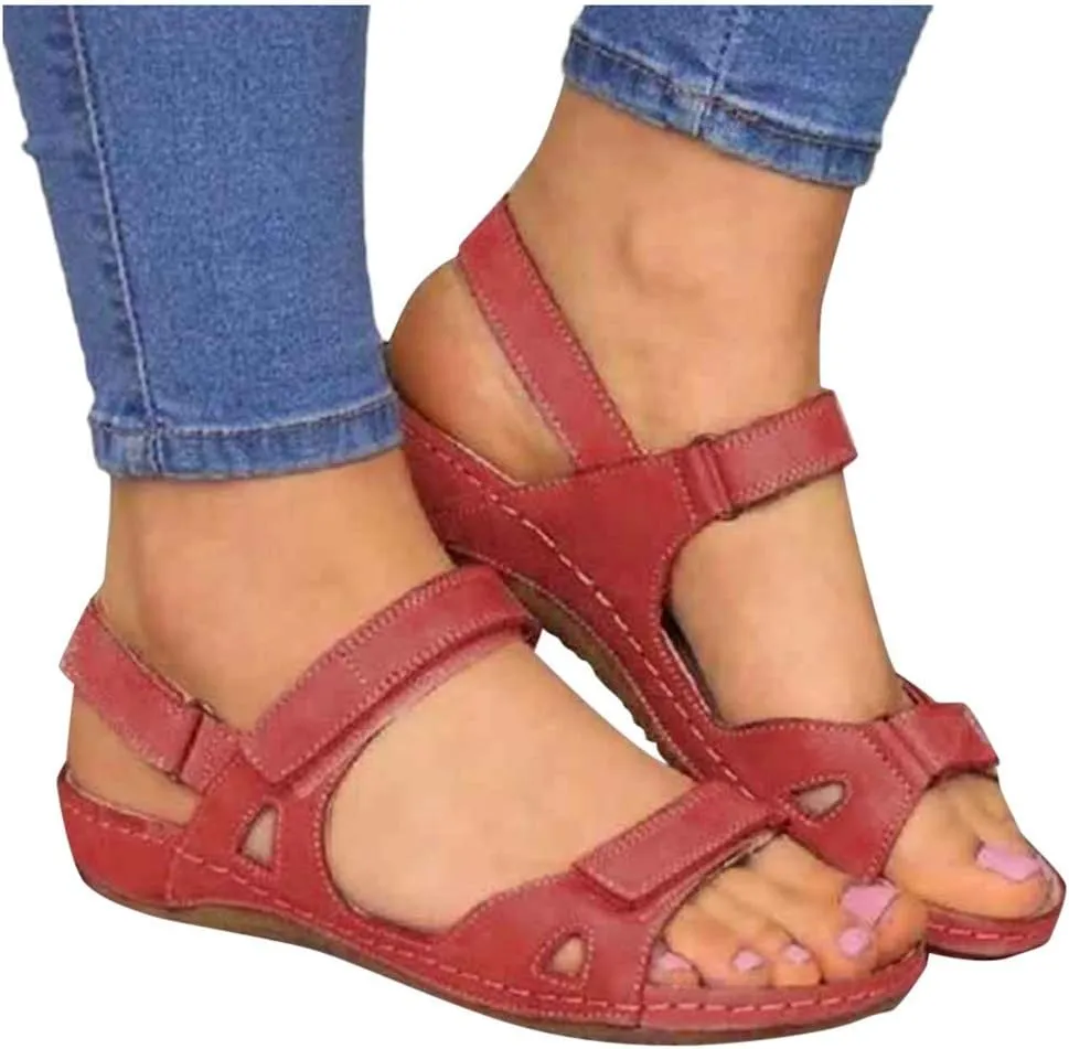 Sandals for Women Platform,Sandlas Wedge Sandals Summer Bohemia Platform Comfortable Casual Outdoor Walking Shoes