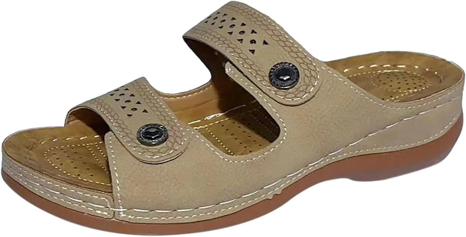 SBGMoSJ Orthopedic Shoes for Women Sandals Orthopedic Shoes Woman Walking Mens Orthopedic Slides Size 13 Womens Extra Wide Orthopedic Walking Shoes Size 11 Extra Wide Wide Feet Heels Womens Flip Flop