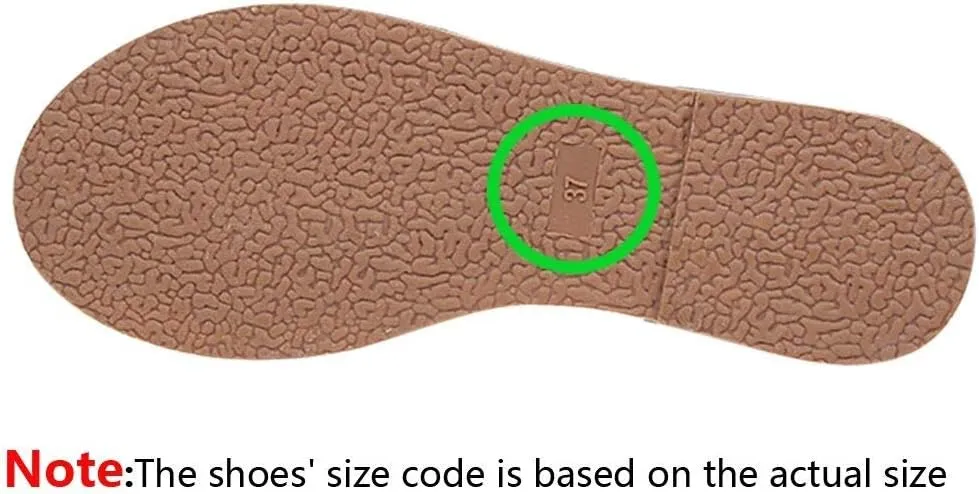 SBGMoSJ Orthopedic Slippers for Women 6 Wide Orthotics Sandals for Women Thong Closed Toe Wedges for Women Dressy Comfortable Confortable Walking Sandals Women Shoes Sandals Thick Heels for Women