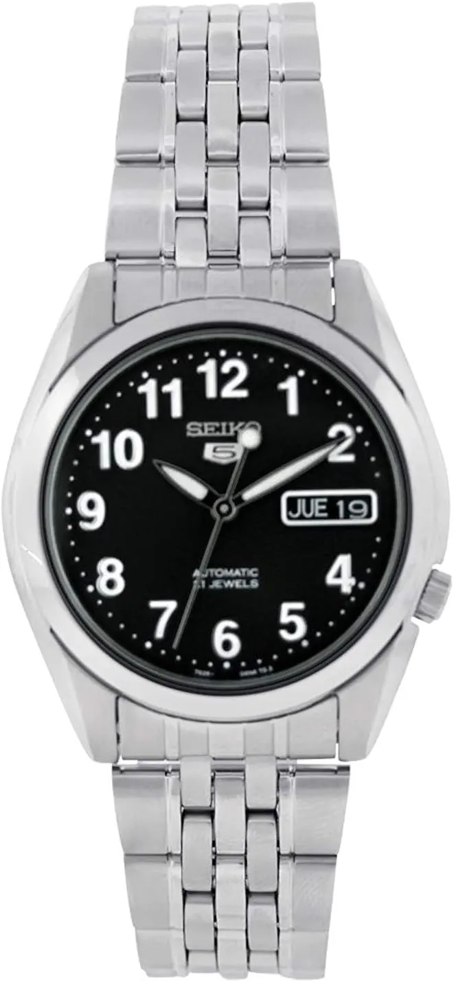 Seiko SNK381K1 Men's Wristwatch, Overseas Model, Automatic, Bracelet Type