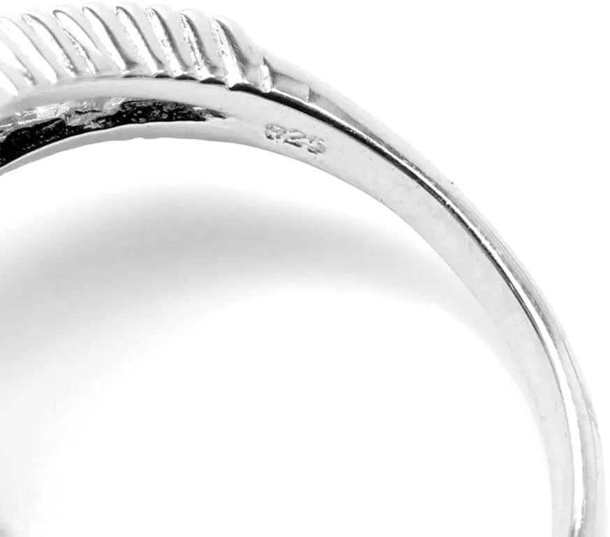 Silvershake 14X10mm Oval Shape Gemstone White Gold Plated or Yellow Gold Plated 925 Sterling Silver Cluster Cocktail Ring Jewelry for Women