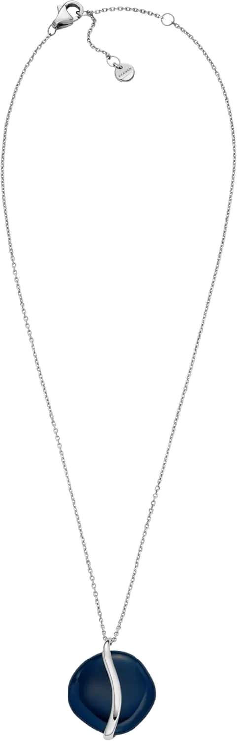 Skagen Women's Kariana Pebble & Gold-Tone Stainless Steel Pendant Necklace