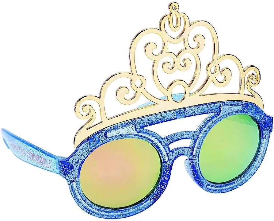 Sun-Staches Princess Ariel Sunglasses, Little Mermaid Disney Costume Accessory, UV400, One Size Fits Most