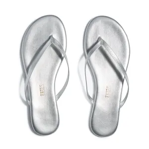 Tkees Lily metallics flip-flops from brazilian leather in Fairylust