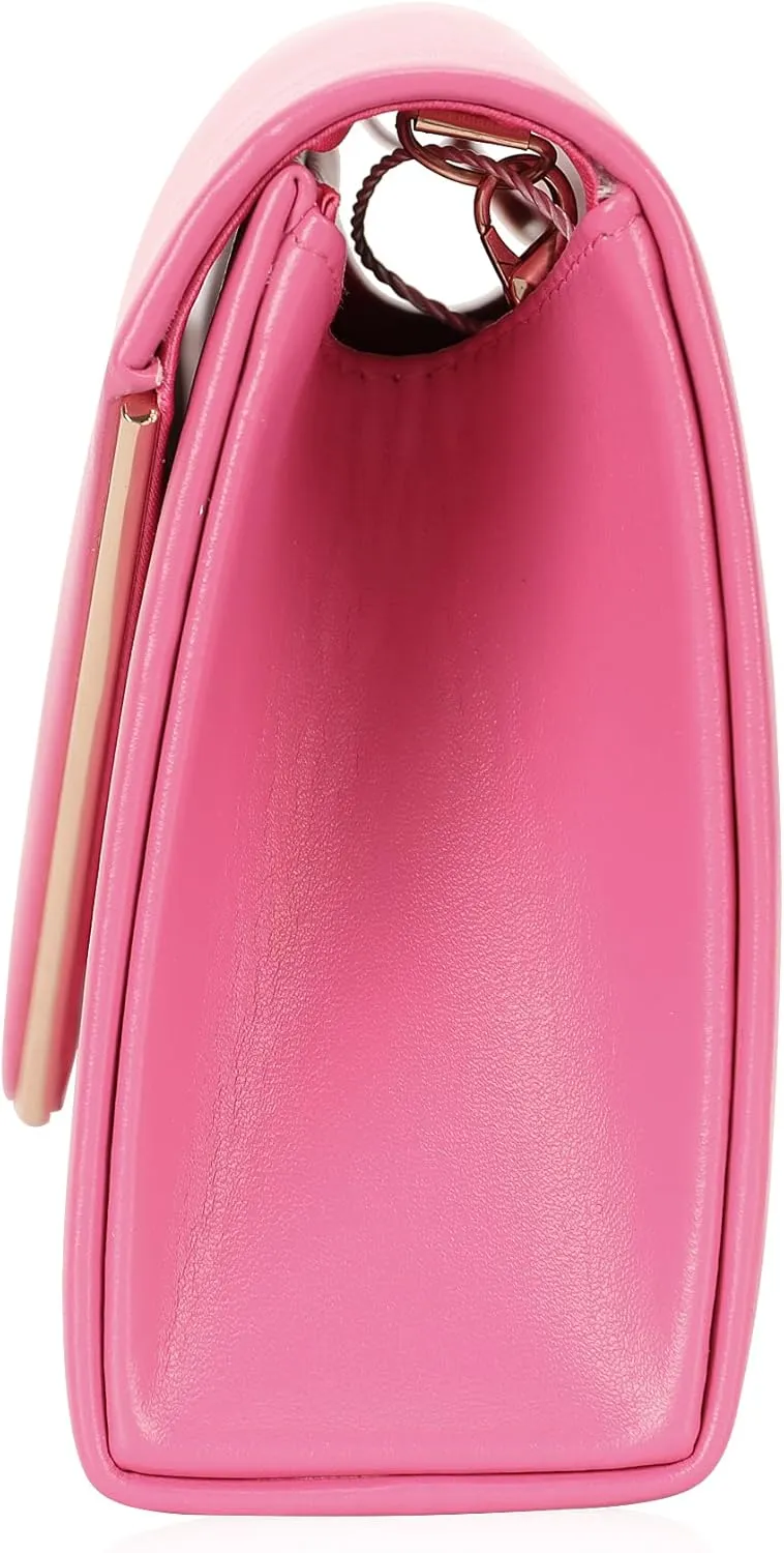 Vegan Leather Envelope Clutch Bag Classic Dressy Purse Foldover Evening Handbag