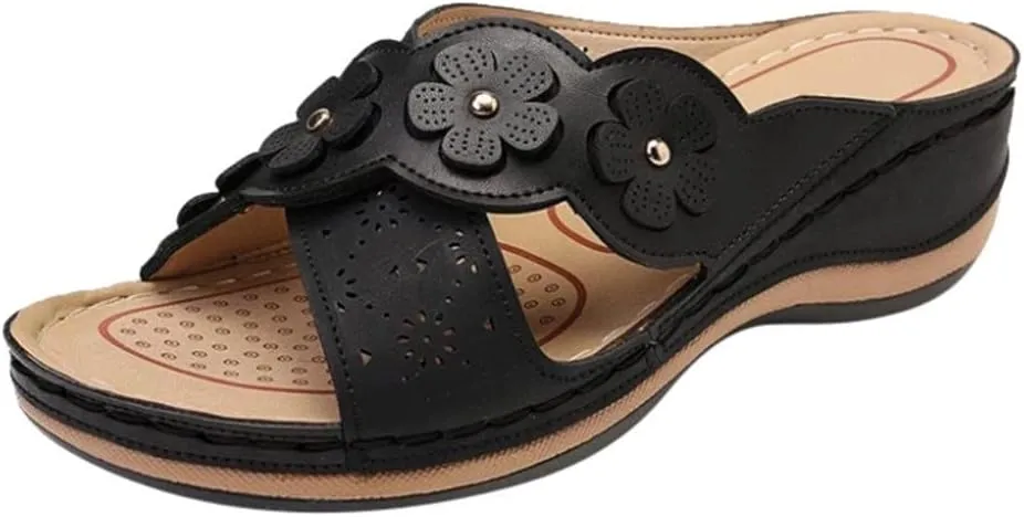 wedges heels for women Sandals for Women Orthopedic Walking Sandal Open Toe Comfort Sandals for Women Summer Travel Sandals