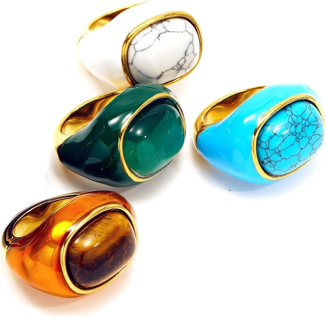 Women Knuckle Statement Rings for Party Christmas Birthday Holiday Jewelry Wedding Bands