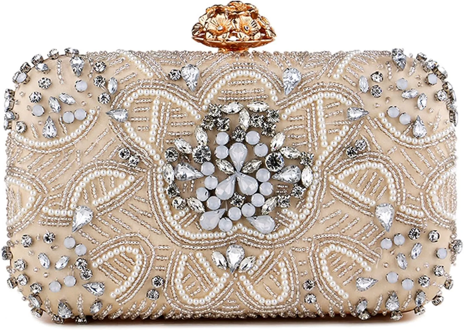 Women's Clutch Party Dinner Prom Purse Evening Bag Rhinestone Shoulder Bag Wedding Wallet Chain Bag