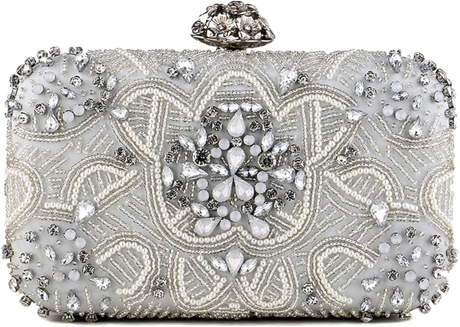 Women's Clutch Party Dinner Prom Purse Evening Bag Rhinestone Shoulder Bag Wedding Wallet Chain Bag