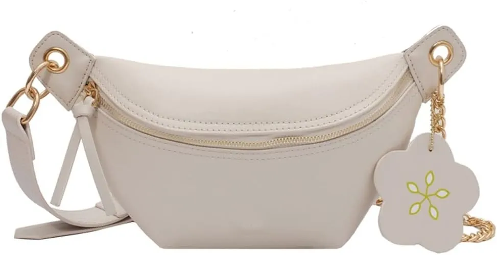 Women's Leather Clutch Waist Bag Shoulder Crossbody Chest Bags Handbags Female Belt Bag